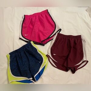 👟Nike Dri- Fit Running Shorts -3 Pair Bundle XS